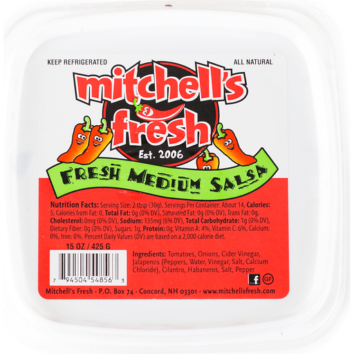 slide 1 of 1, Mitchell's Fresh Medium Salsa, 15 oz