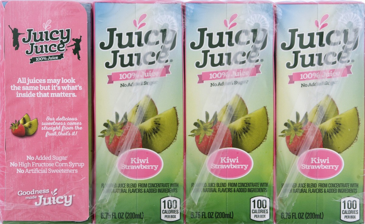 slide 5 of 9, Juicy Juice 8 Pack Kiwi Strawberry 100% Juice 8 ea, 8 ct