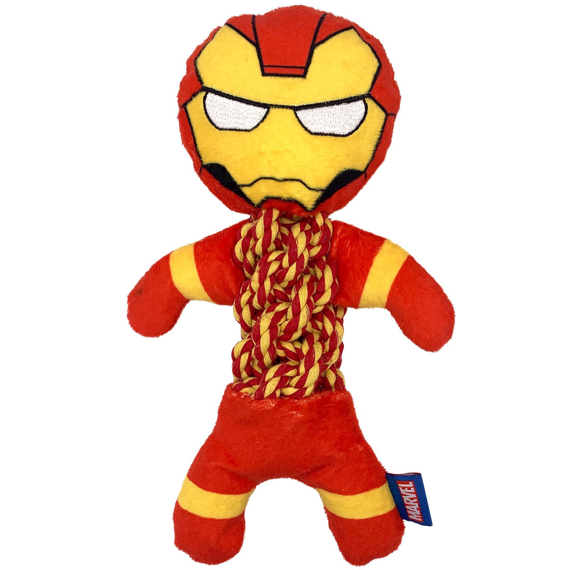 slide 1 of 1, GMason Marvel Iron Man Plush Squeaky Dog Toy, 1 ct