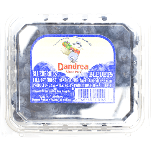 slide 3 of 3, Dandrea Blueberries Pint, 1 pint