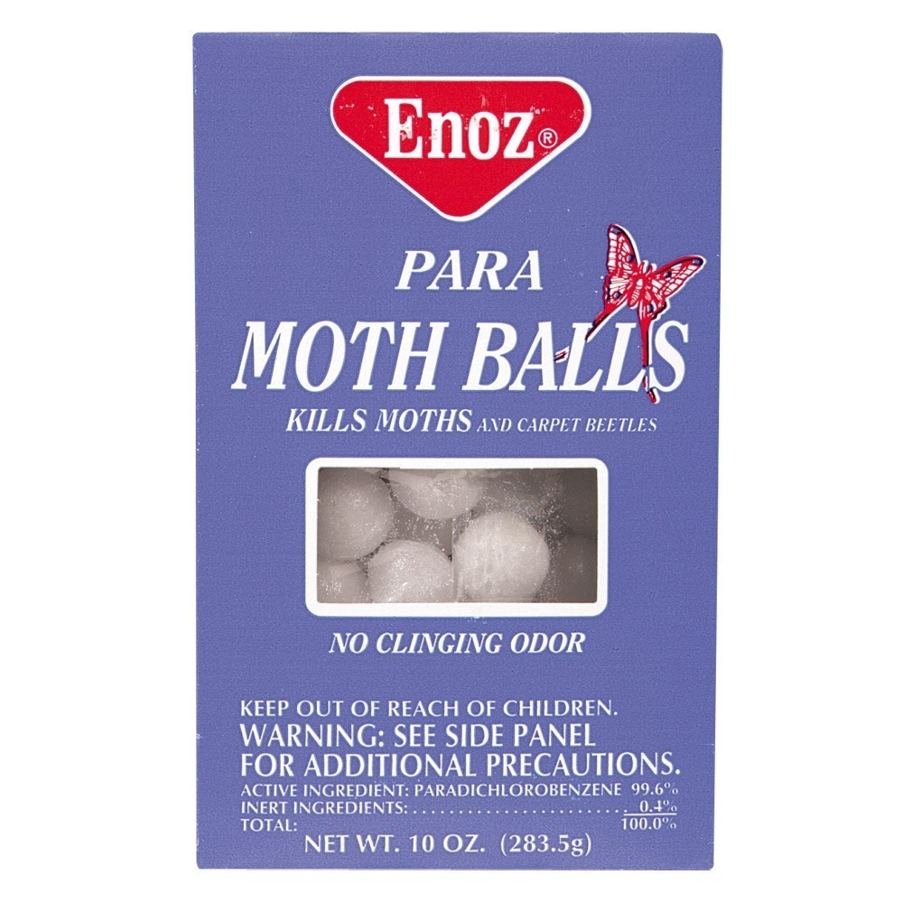 slide 1 of 1, Enoz Para Moth Balls, 10 oz