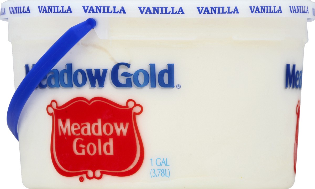 slide 3 of 6, Meadow Gold Vanilla Ice Cream, 1 gal