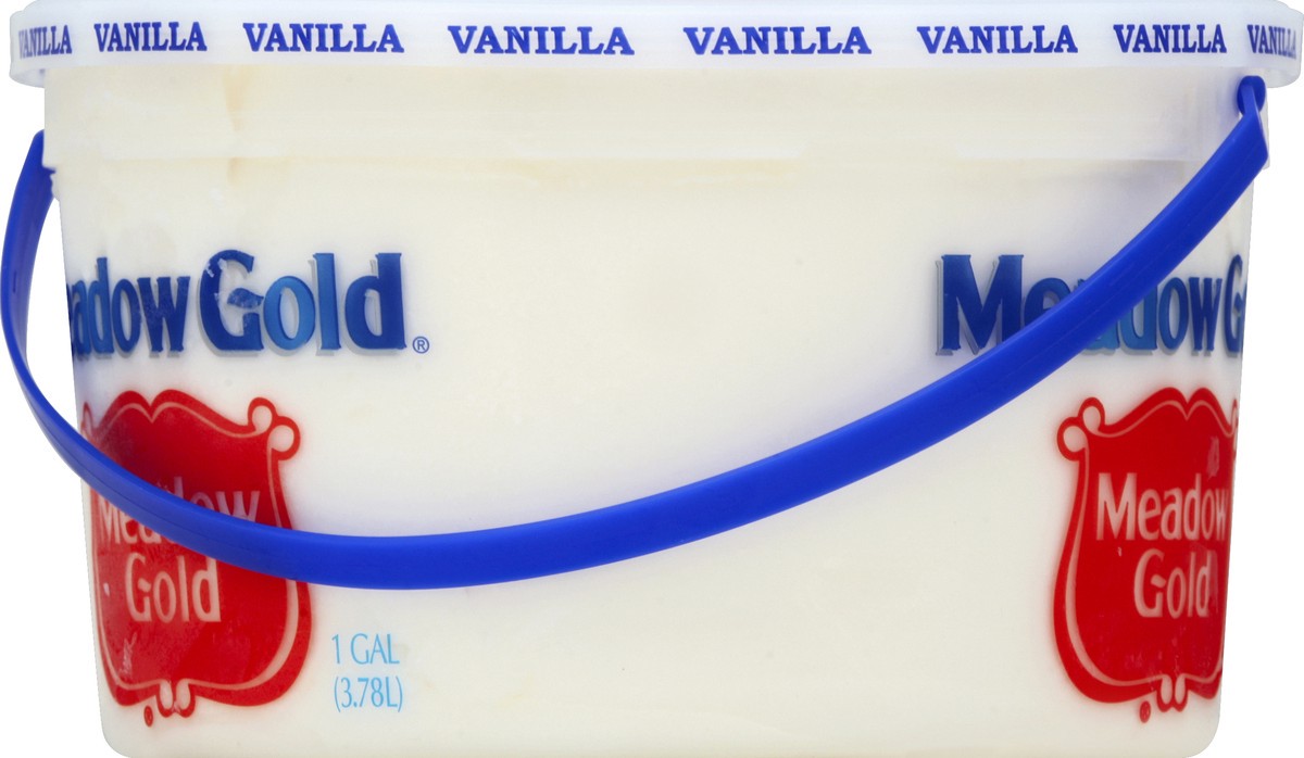 slide 6 of 6, Meadow Gold Vanilla Ice Cream, 1 gal