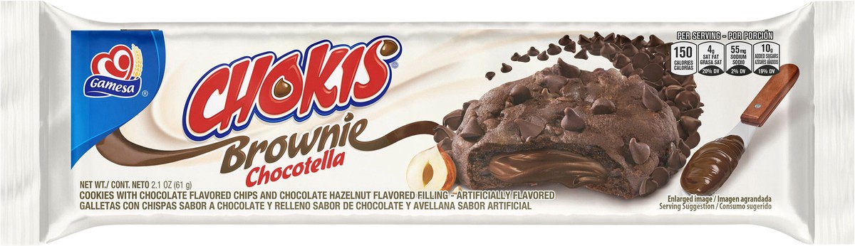 slide 8 of 9, Gamesa Cookies Chokis Chocatella 2.15 Oz, 2.1 oz