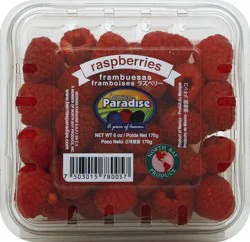 Berries Paradise Raspberries 6 oz