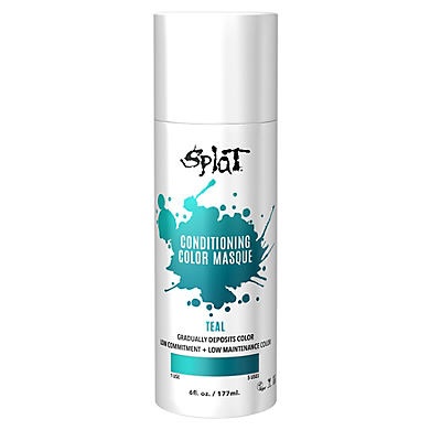 slide 1 of 1, Splat Conditioning Color Masque Teal, 6 oz