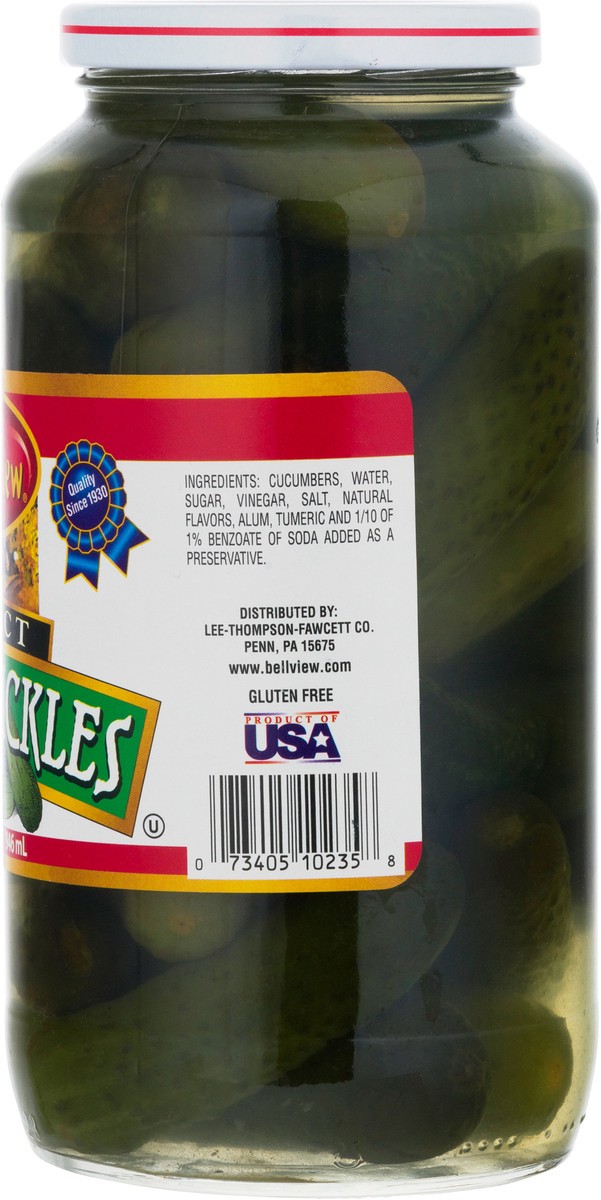 slide 6 of 9, Bell-View Select Sweet Pickles 32 fl oz, 32 fl oz