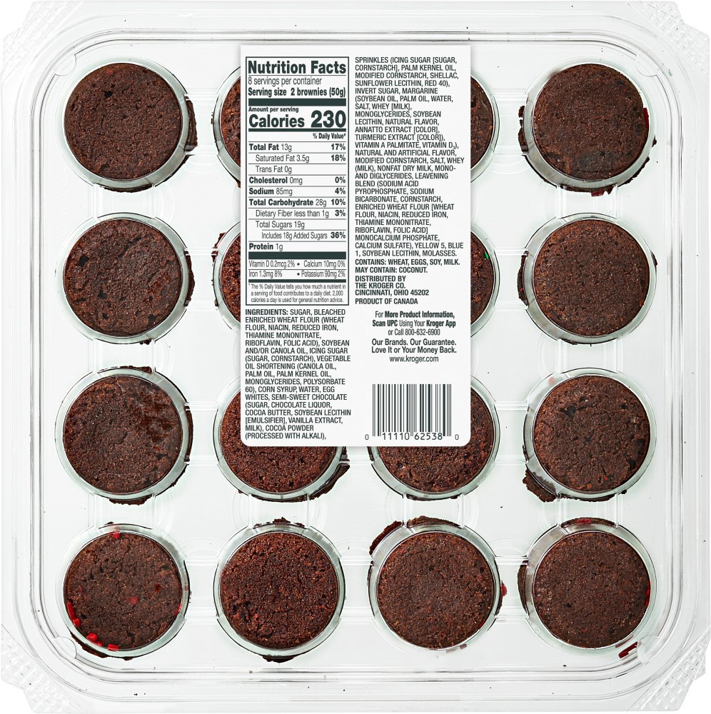 slide 3 of 6, Bakery Fresh Goodness Candy Cane Sprinkle Brownies, 1 ct