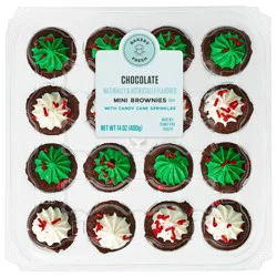 Bakery Fresh Goodness Candy Cane Sprinkle Brownies