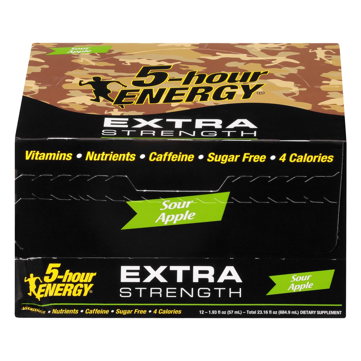 slide 1 of 13, 5-Hour Energy 12 Pack Extra Strength Sour Apple Energy Shot 12 ea - 12 ct, 12 ct