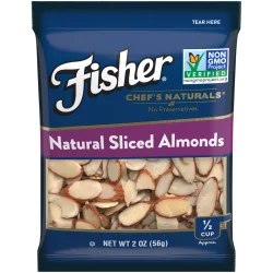 Fisher Chef's Naturals Natural Sliced Almonds