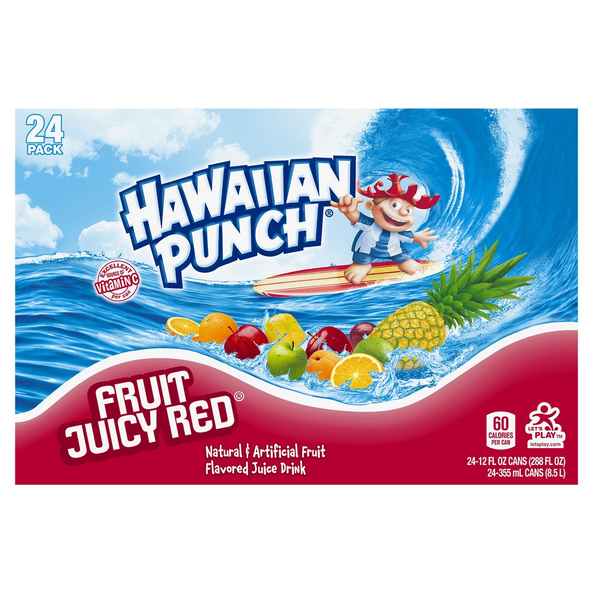 slide 1 of 2, Hawaiian Punch, 24 ct; 12 oz