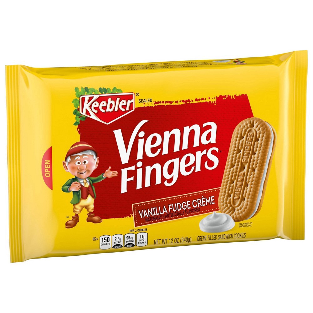 slide 4 of 11, keebler 06555 153118 Vienna Fingers Cookies OW Everyday 12oz No PMT, 12 oz