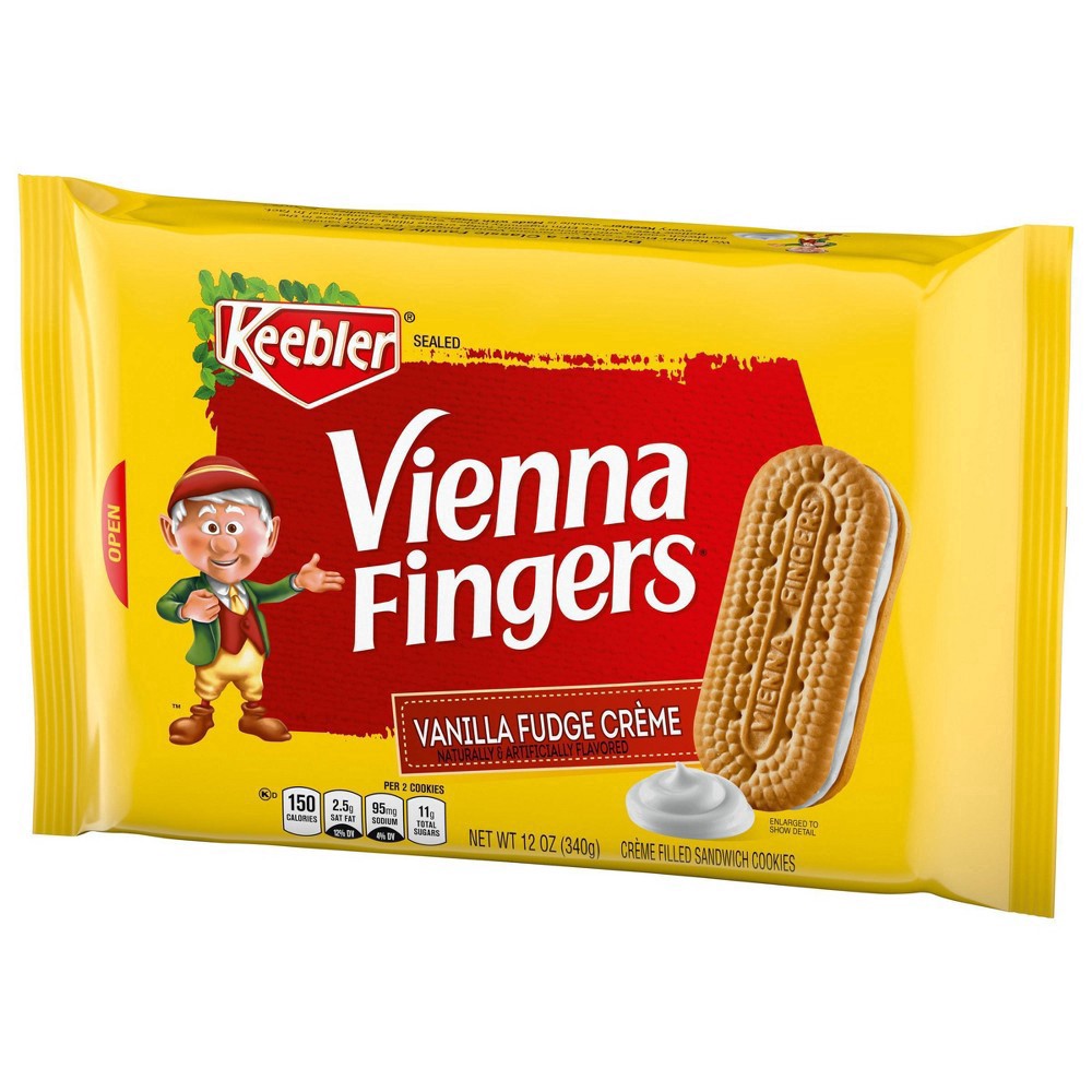 slide 2 of 11, keebler 06555 153118 Vienna Fingers Cookies OW Everyday 12oz No PMT, 12 oz