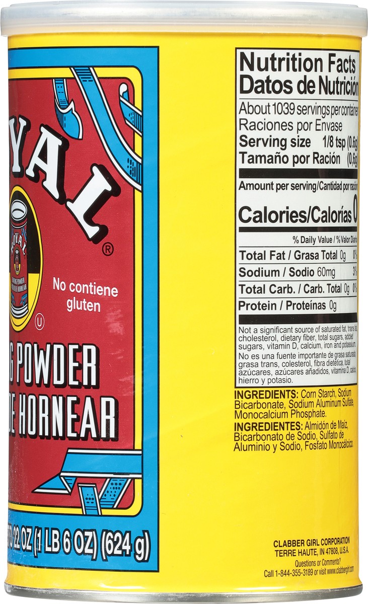 slide 3 of 8, Royal Baking Powder 22 oz, 22 oz