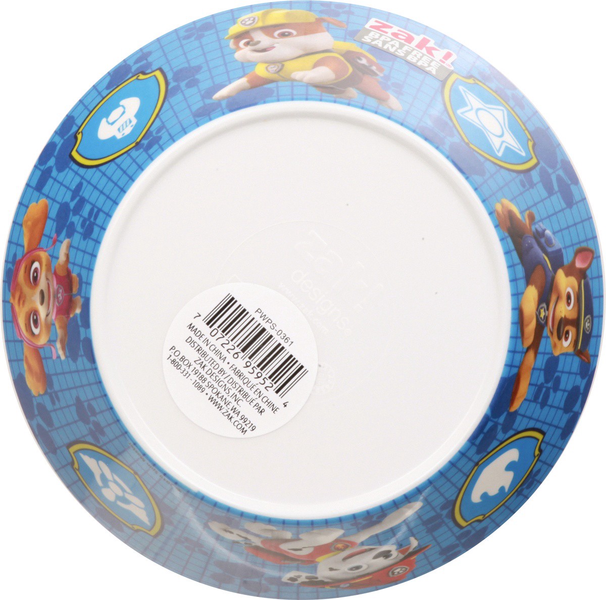 slide 5 of 9, Zak! Designs Zak Designs Paw Patrol Melamine Bowl, 6 in