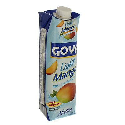 slide 1 of 1, Goya Light Mango Nectar - 33.8 oz, 33.8 oz