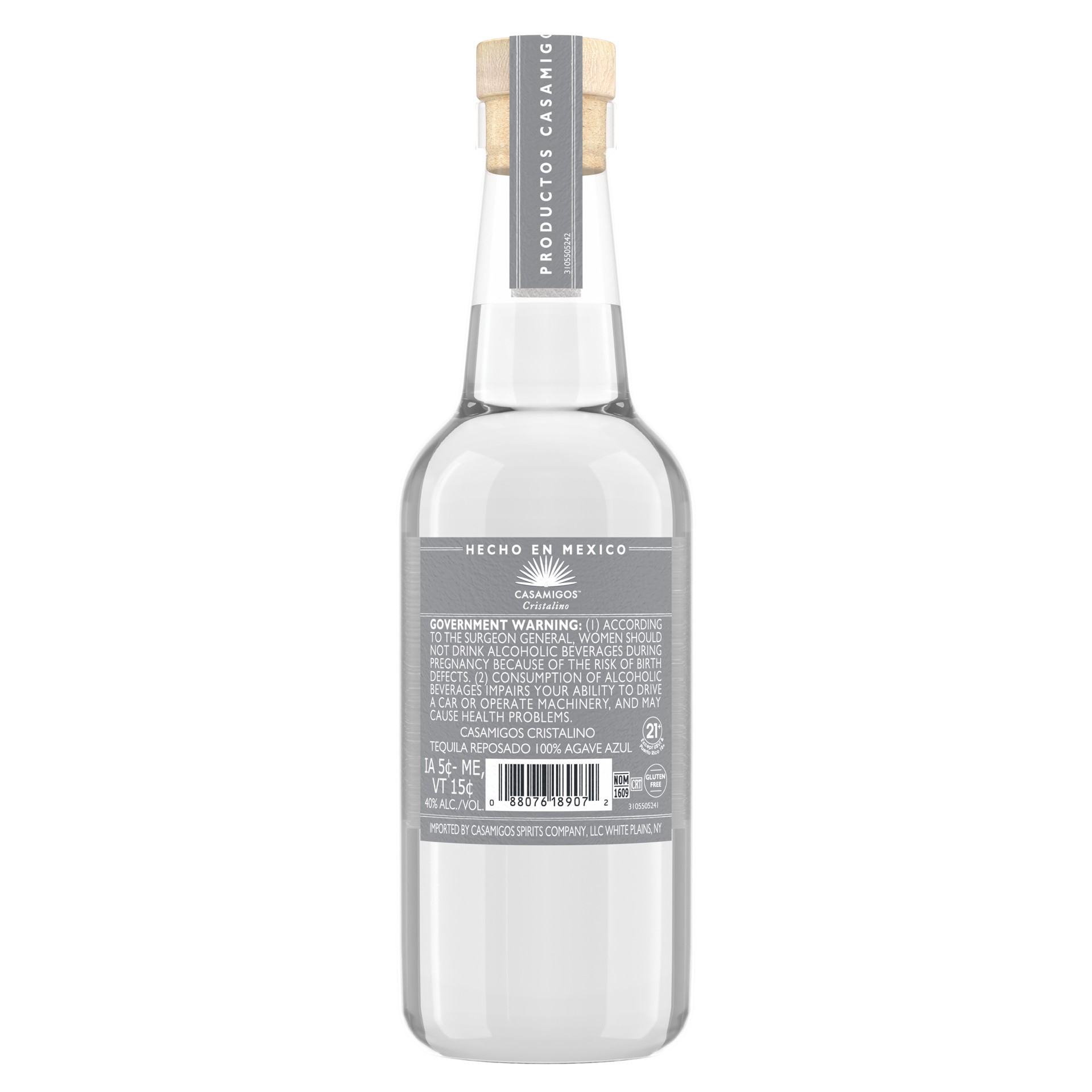 slide 2 of 3, Casamigos Cristalino Tequila, 375 ml