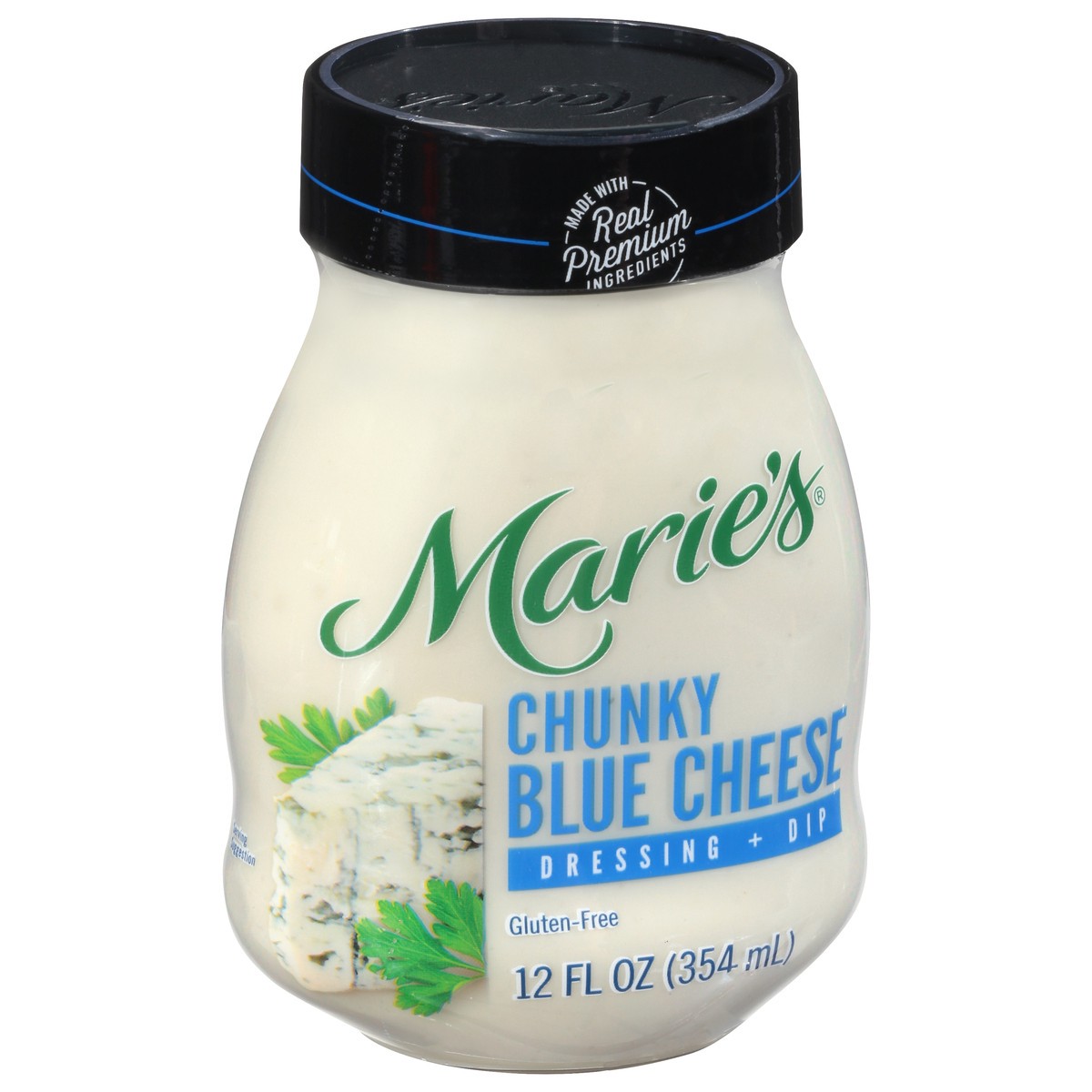 slide 2 of 9, Marie's All Natural Chunky Blue Cheese Dressing, 12 oz