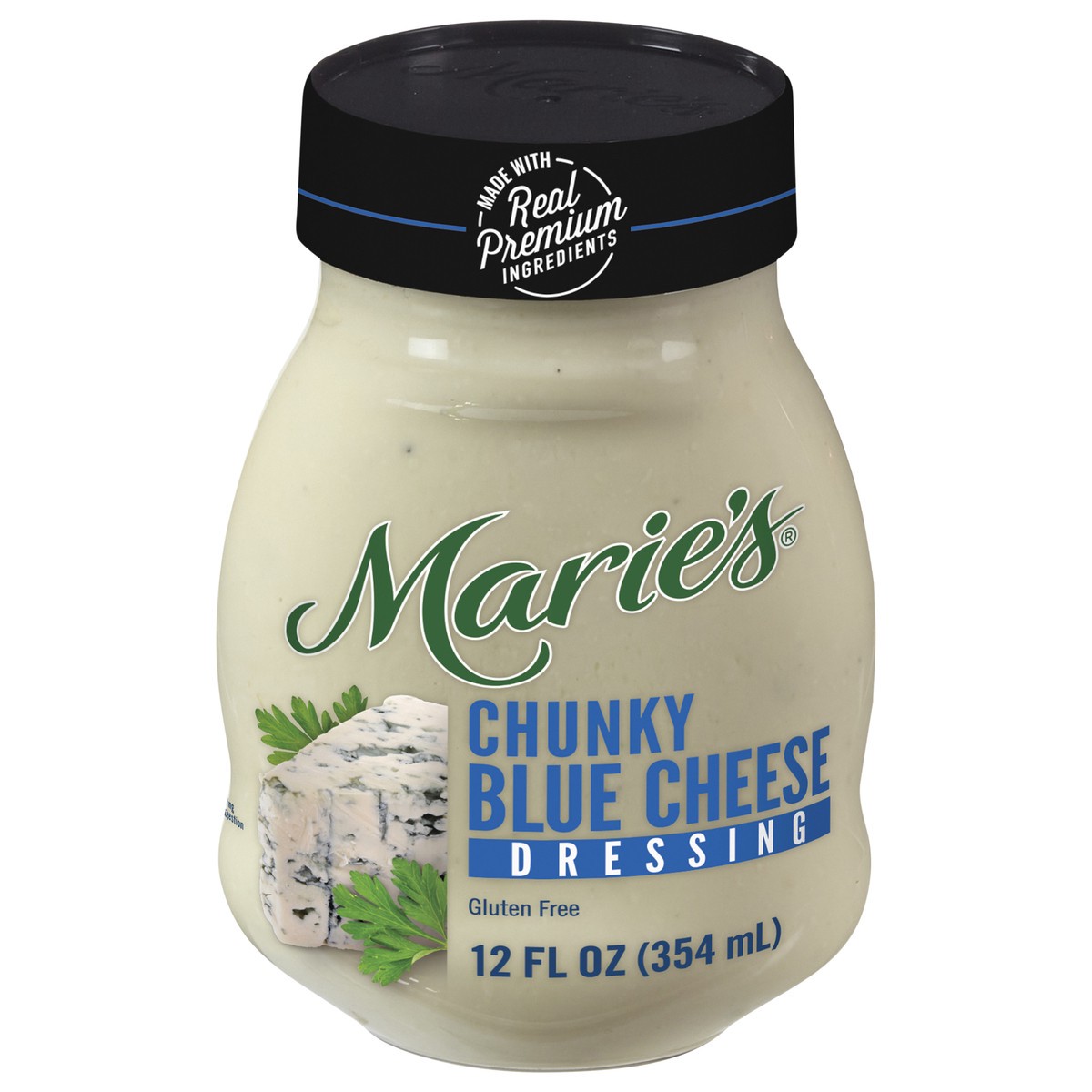 slide 1 of 9, Marie's Chunky Blue Cheese Dressing + Dip 12 fl oz, 12 fl oz