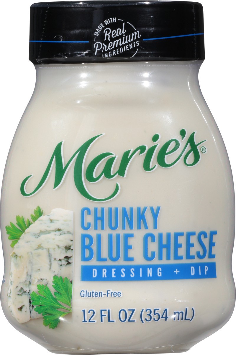 slide 6 of 9, Marie's All Natural Chunky Blue Cheese Dressing, 12 oz