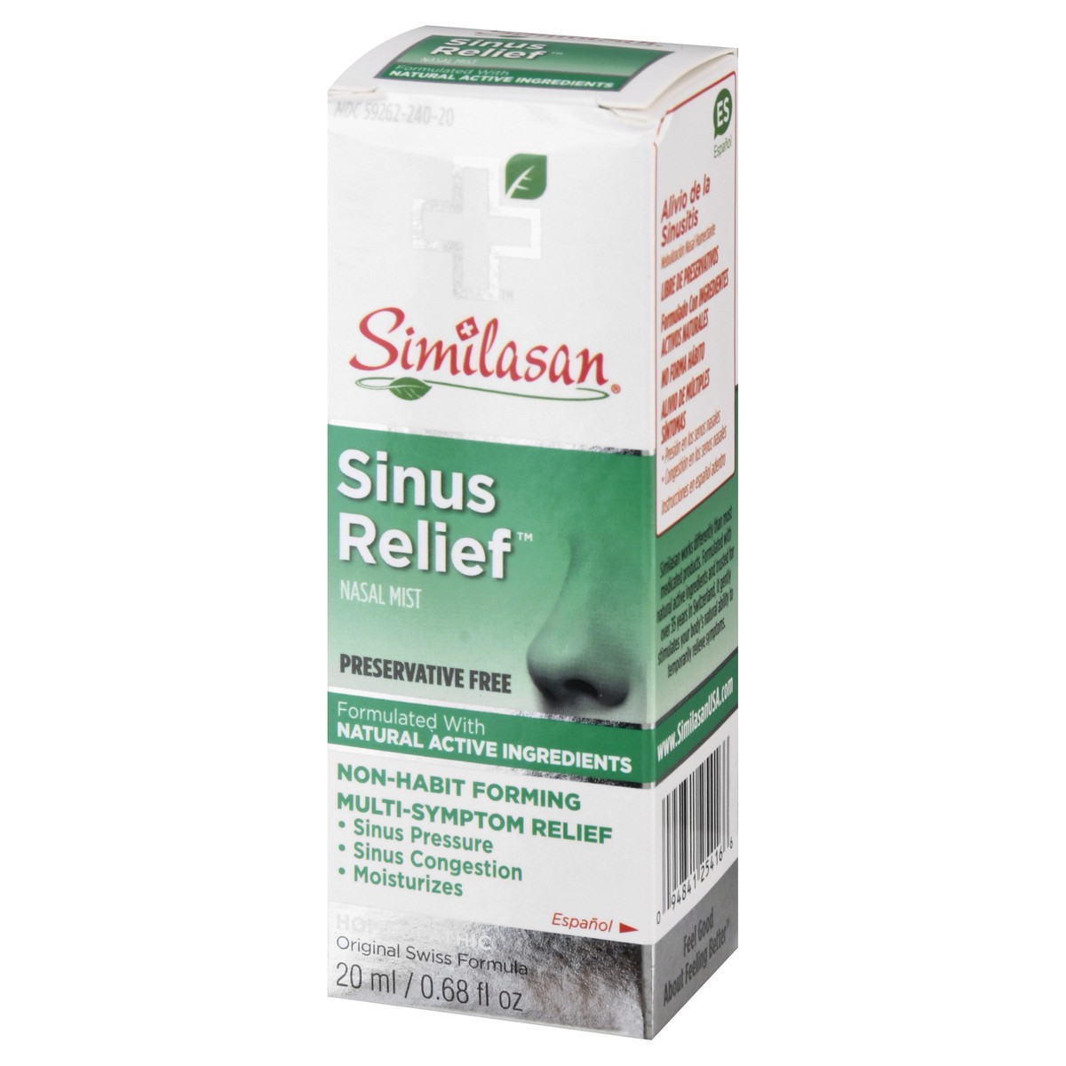 slide 8 of 9, Similasan Nasal Mist Sinus Relief 0.68 oz, 0.68 oz