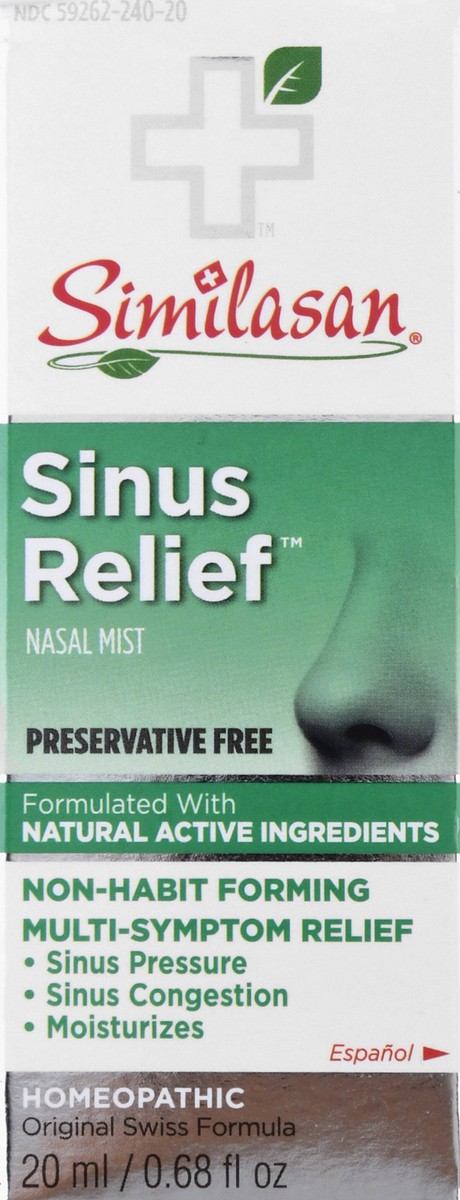 slide 1 of 9, Similasan Nasal Mist Sinus Relief 0.68 oz, 0.68 oz