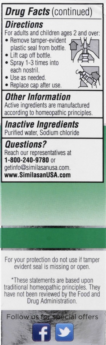 slide 3 of 9, Similasan Nasal Mist Sinus Relief 0.68 oz, 0.68 oz