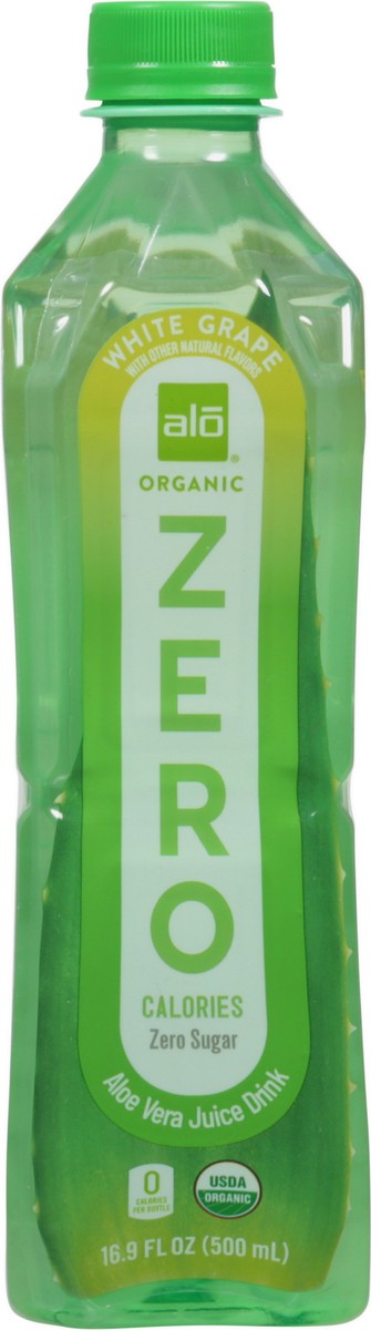 slide 7 of 9, ALO Zero White Grape ALOe Vera Juice Drink - 16.9 fl oz, 16.9 fl oz