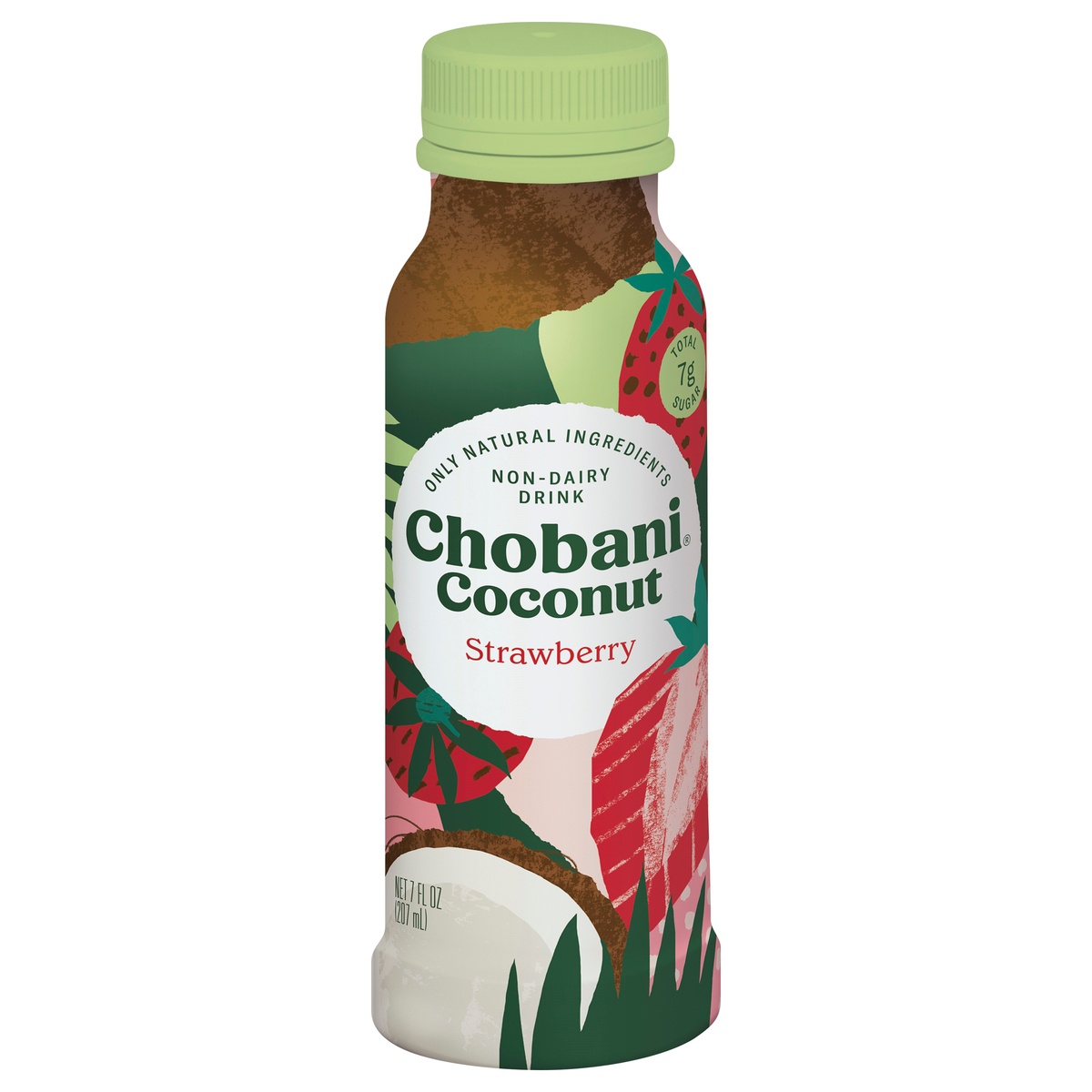 slide 1 of 1, Chobani Non-Dairy Strawberry Yogurt Drink, 7 fl oz