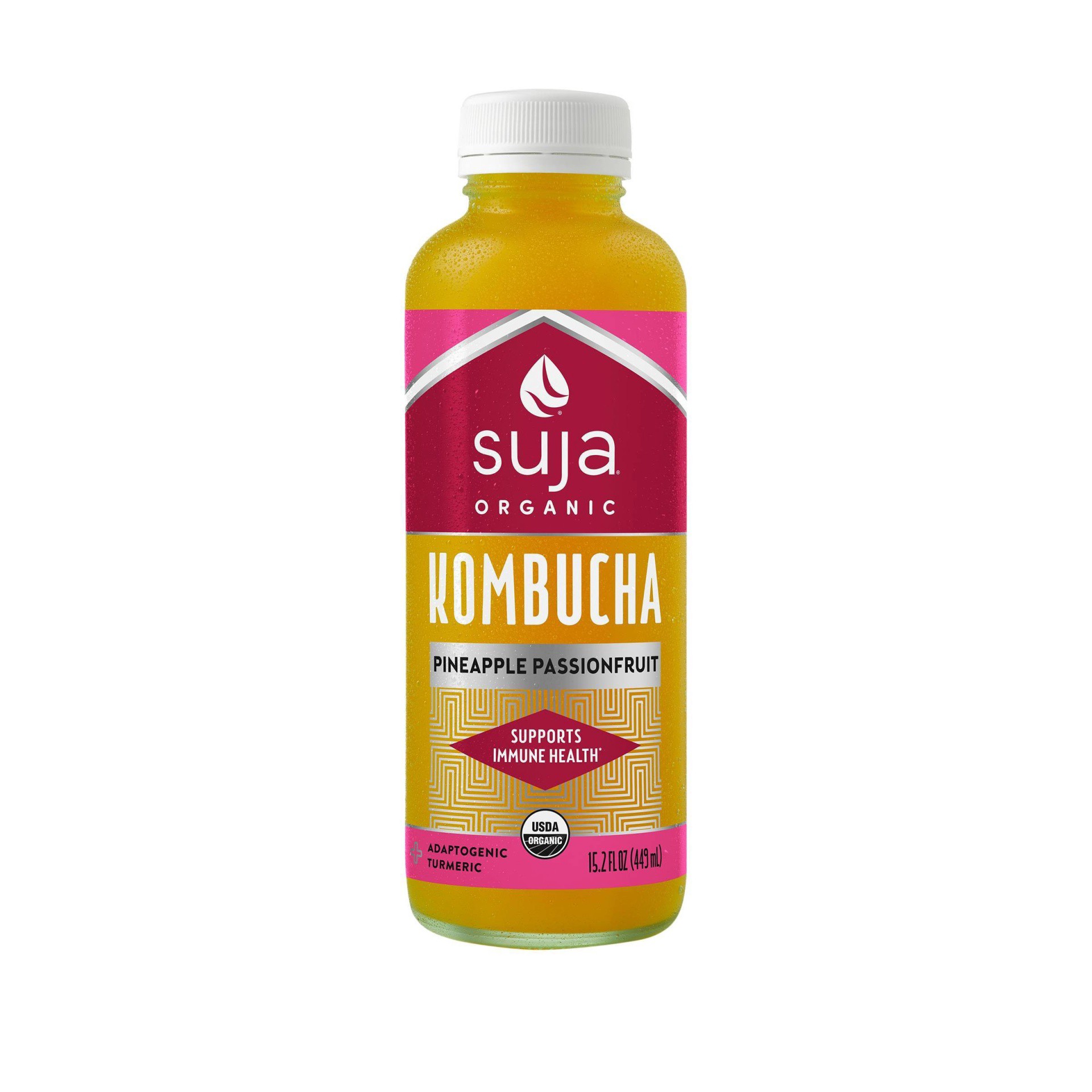 slide 1 of 4, Suja Organic Kombucha Pineapple Passionfruit - 15.2 oz, 15.2 oz