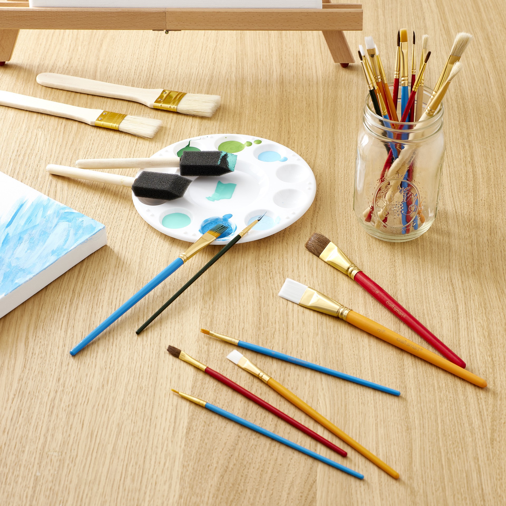 slide 2 of 3, Craft Smart 25 Piece Brush Assortment, 25 ct