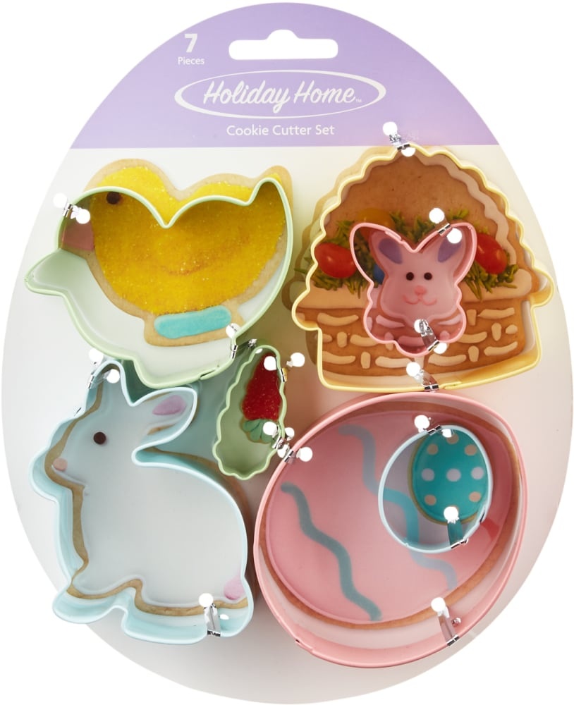 slide 1 of 1, Holiday Home Easter Cookie Cutter Set, 7 ct