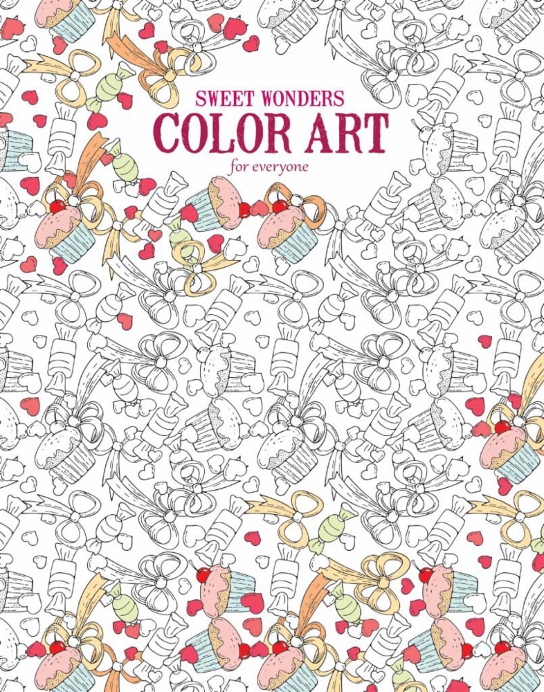 slide 1 of 1, Leisure Arts Sweet Wonders Color Art For Everyone Coloring Book, 1 ct