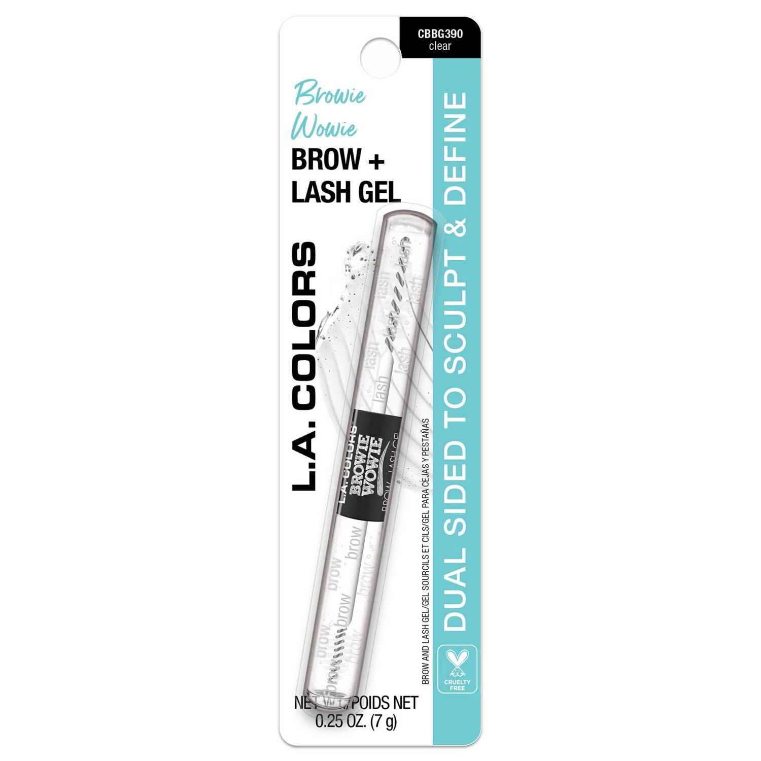 slide 1 of 1, LA COLORS Browie Wowie Brow/lash Gel Duo, 1 ct