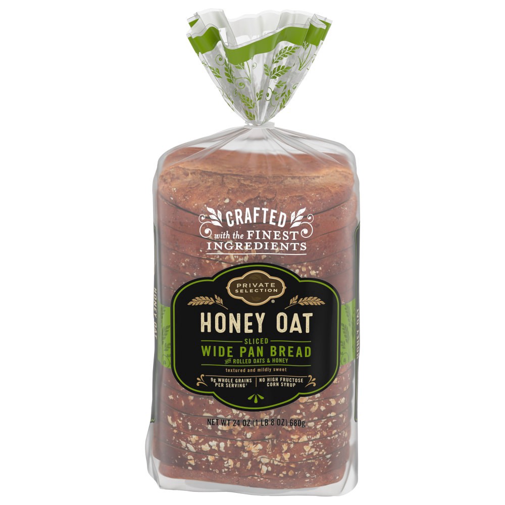 slide 3 of 4, Private Selection Honey Oat Bread, 24 oz