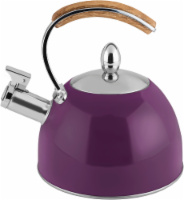 slide 1 of 1, Pinky Up Presley Tea Kettle - Plum, 70 oz