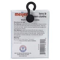 slide 3 of 5, Meijer Premium Microfiber Lens & Screen Cloths, 3 ct