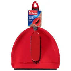 O-Cedar Snap-On Dust Pan & Brush 1 Kit
