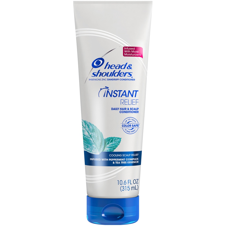 slide 1 of 1, Head & Shoulders Instant Relief Daily-Use Anti-Dandruff Conditioner, 10.6 Oz, 1 ct