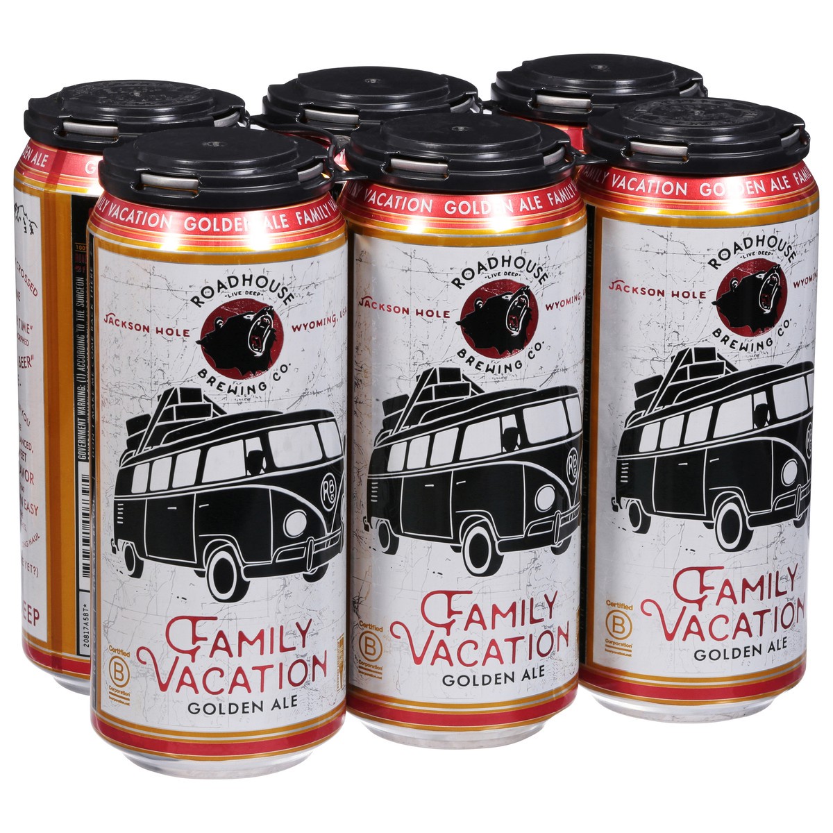slide 5 of 10, Roadhouse Brewing Co. Golden Ale Family Vacation Beer 6 - 16 fl oz Cans, 6 ct