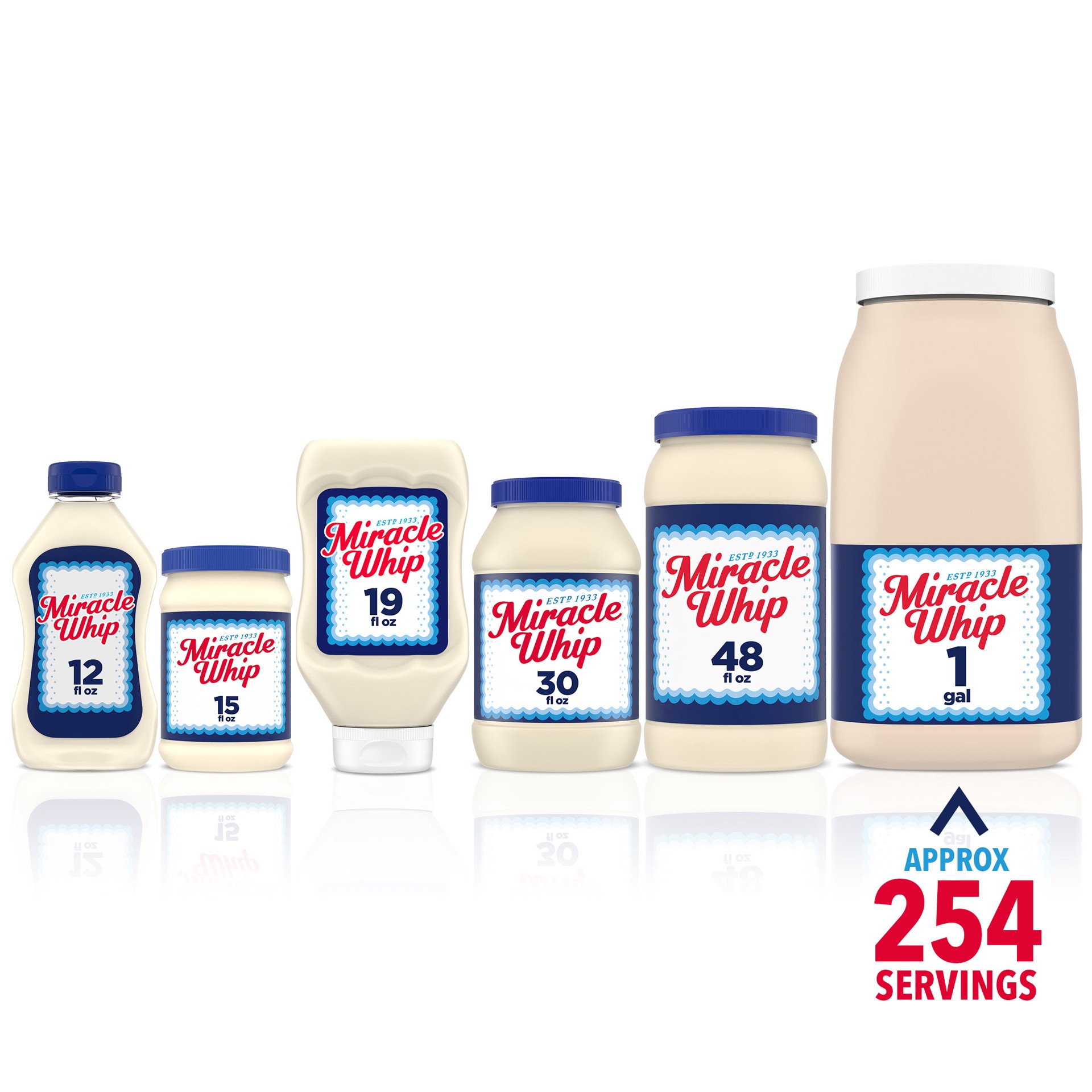 slide 4 of 5, Miracle Whip Mayo-like Dressing, 1 gal Jug, 1 gal