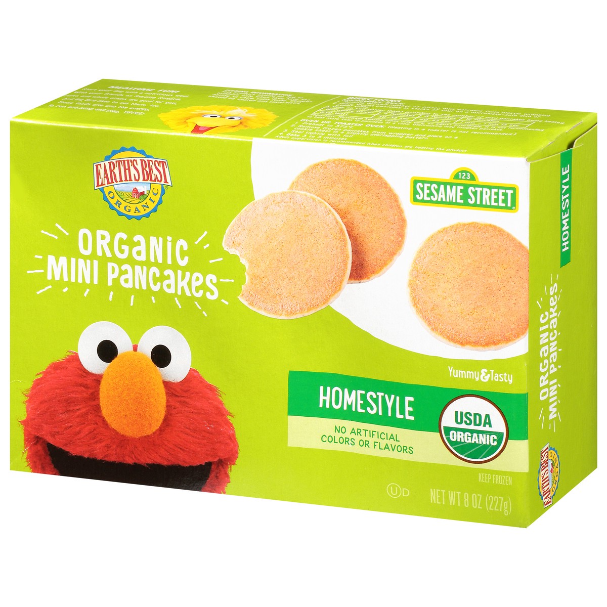 slide 3 of 9, Earth's Best Organic Homestyle Pancakes Mini 8 oz, 8 oz
