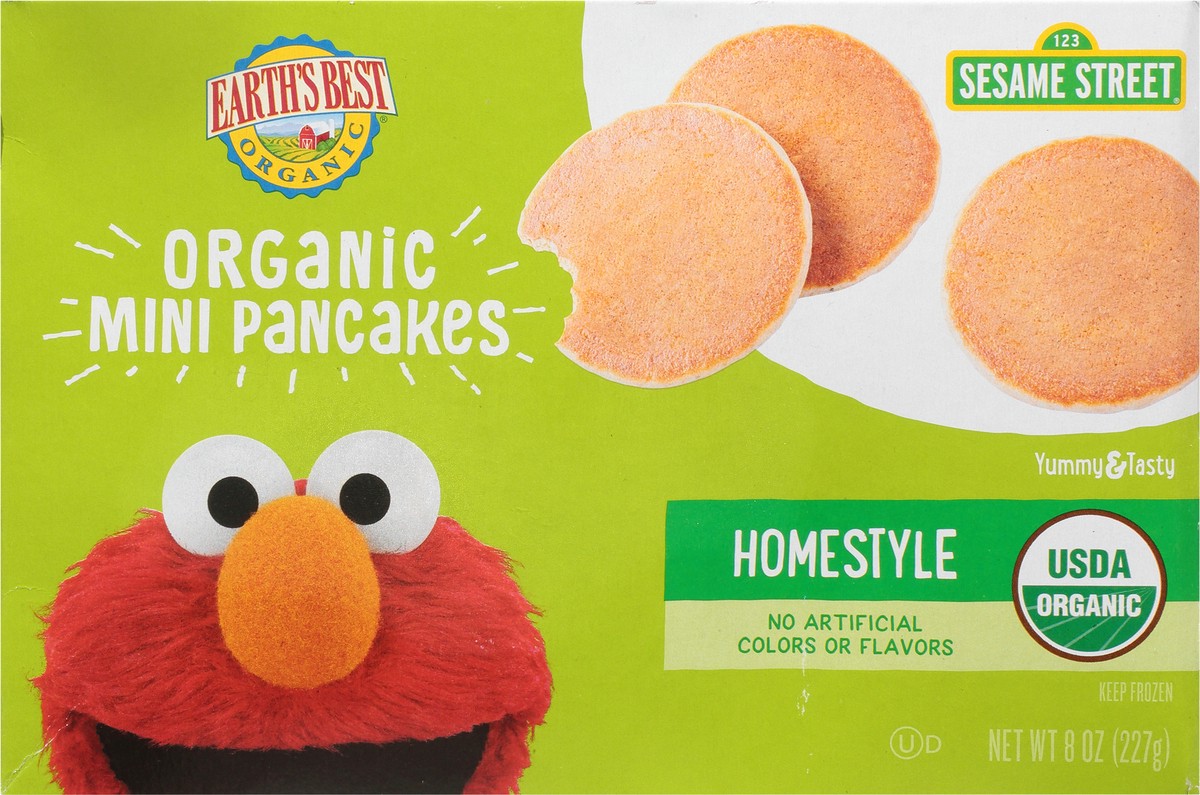 slide 6 of 9, Earth's Best Organic Homestyle Pancakes Mini 8 oz, 8 oz