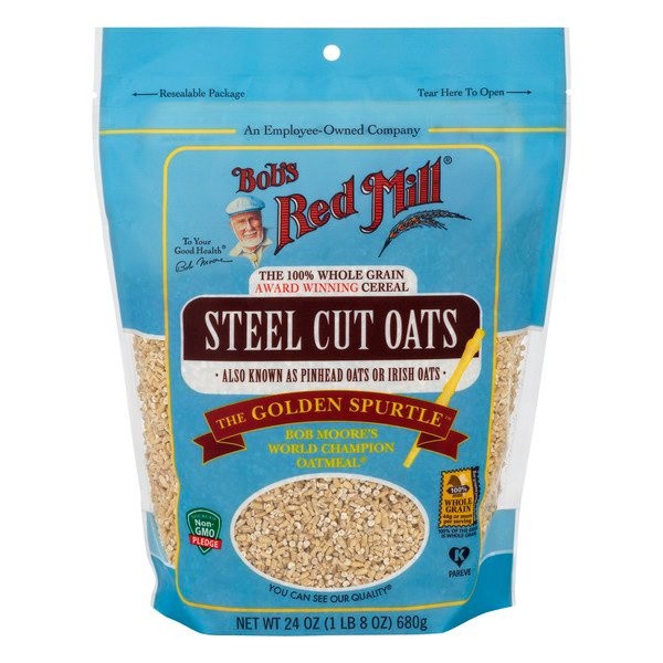 slide 1 of 1, Bob's Red Mill Steel Cut Oats, 24 oz