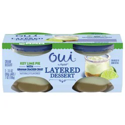 Oui by Yoplait Key Lime Pie Layered Dessert- 2 ct