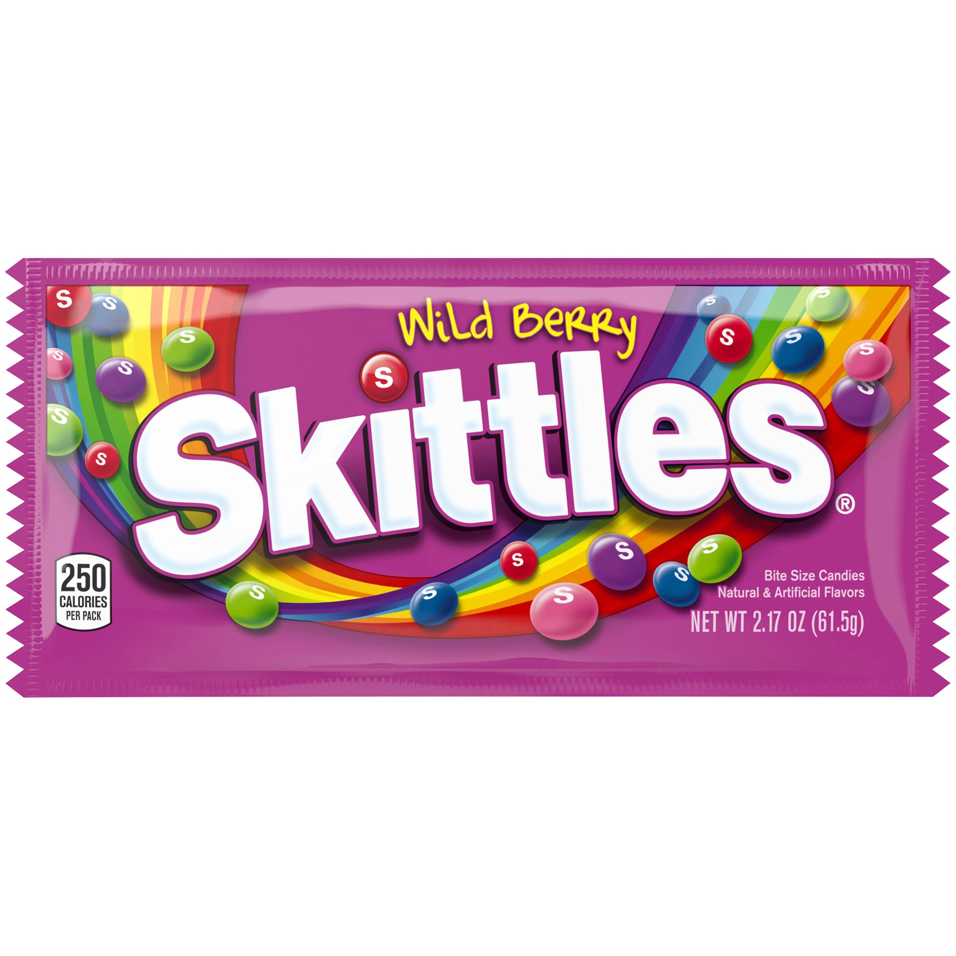 slide 1 of 5, Skittles Wild Berry Chewy Candy Single Pack, 2.17 ounce, 2.17 oz