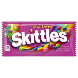 SKITTLES Wild Berry Chewy Candy, Full Size, 2.17 oz Pack