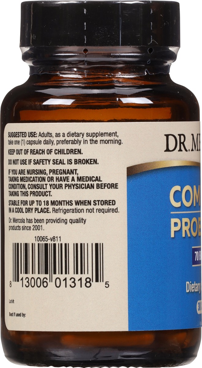 slide 9 of 13, Dr. Mercola Complete Probiotics, 30 ct