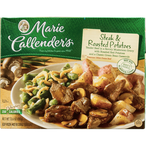 slide 2 of 9, Marie Callender's Frozen Dinner, Steak & Roasted Potatoes, 13.6 Ounce, 13.6 oz